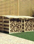vidaXL Перголи с покриви 4 бр 100x90x100 см импрегнирано борово дърво