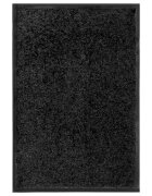 vidaXL Перима изтривалка черна 40x60 см