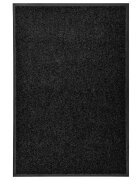 vidaXL Перима изтривалка черна 60x90 см