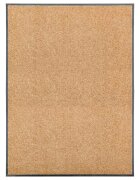 vidaXL Перима изтривалка кремава 90x120 см