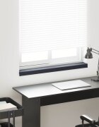 vidaXL Перваз за прозорец Антрацитен с дървесен фибър 80 x 10 x 45 см