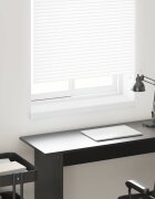 vidaXL Перваз за прозорец Бяло 100 x 20 x 45 см ПВЦ