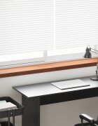 vidaXL Перваз за прозорец Кафяво дърво 120 x 20 x 45 см ПВЦ
