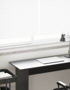 vidaXL Перваз за прозорец Мраморна текстура 140 x 20 x 45 см ПВЦ