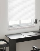 vidaXL Перваз за прозорец Мраморна текстура 60 x 10 x 45 см ПВЦ