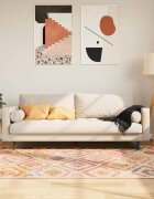 vidaXL Перящ се килим многоцветен 120x180 см