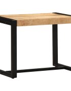 vidaXL Пейка 60x35x45 cm Масивна груба дървесина Манго