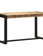 vidaXL Пейка 80x35x45 cm Масивна груба дървесина Манго