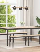vidaXL Пейка Естествен 160 x 35 x 45 cm Солидно борово дърво