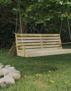 vidaXL Пейка люлка импрегниран бор 155x65x60 см