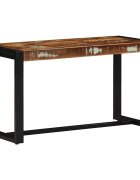 vidaXL Пейка Multicolour 80x35x45 cm Масивна дървесина Възстановена