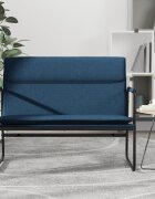 vidaXL Пейка синя 100x64x80 см плат