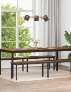 vidaXL Пейка Старо дърво 200 x 35 x 45 см Инженерна дървесина