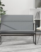 vidaXL Пейка светлосива 100x64x80 см плат