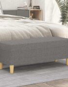 vidaXL Пейка тъмносива 100x35x41 см плат