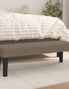vidaXL Пейка таупе 100x30x30 см плат