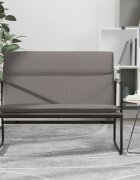 vidaXL Пейка таупе 100x64x80 см плат