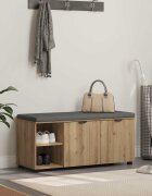 vidaXL Пейка за коридор Артизан Дъб 100 x 38 x 46 см