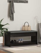 vidaXL Пейка за коридор Черен Дъб 103 x 38 x 45 см