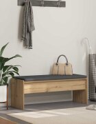 vidaXL Пейка за коридор Дъб 103 x 38 x 40 см