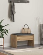 vidaXL Пейка за коридор Дъб 63 x 38 x 40 см