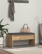 vidaXL Пейка за коридор Дъб 83 x 38 x 40 см