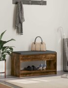 vidaXL Пейка за коридор Пушена Дъб 83 x 38 x 45 см