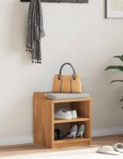 vidaXL Пейка за коридор SANDNES 45x40x50 см масивна дървесина бор