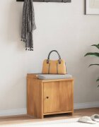 vidaXL Пейка за коридор SANDNES 45x40x50 см масивна дървесина бор