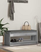 vidaXL Пейка за коридор Сиво Сонома 103 x 38 x 45 см