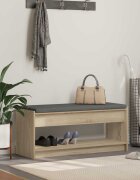 vidaXL Пейка за коридор Сонома дъб 103 x 38 x 45 см
