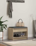 vidaXL Пейка за коридор Сонома дъб 63 x 38 x 45 см