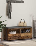 vidaXL Пейка за коридор Старо дърво 100 x 38 x 46 см
