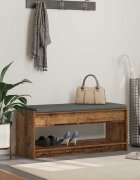 vidaXL Пейка за коридор Старо дърво 103 x 38 x 45 см