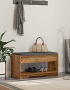 vidaXL Пейка за коридор Старо дърво 83 x 38 x 45 см