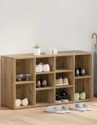 vidaXL Пейка за обувки 103 x 30 x 545 см Инженерна дървесина