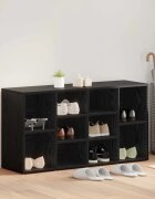 vidaXL Пейка за обувки 103 x 30 x 545 см Инженерна дървесина