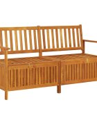 vidaXL Пейка за съхранение 148 см акация масив