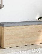 vidaXL Пейка за съхранение дъб сонома 102x42x45 см инженерно дърво