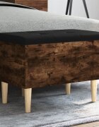 vidaXL Пейка за съхранение опушен дъб 62x42x46 см инженерно дърво
