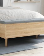 vidaXL Пейка за съхранение сонома дъб 102x42x46 см инженерно дърво