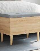 vidaXL Пейка за съхранение сонома дъб 62x42x46 см инженерно дърво