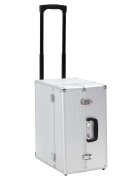 vidaXL Пилотски куфар 47x39x27 см сребърен алуминий
