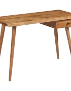 vidaXL Писалище акациево дърво масив 110x50x76 cм