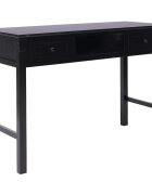 vidaXL Писалище черно 110x45x76 см дърво