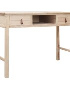 vidaXL Писалище естествен цвят 110x45x76 см дърво