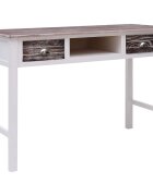 vidaXL Писалище кафяво 110x45x76 см дърво
