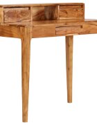 vidaXL Писалище с чекмеджета дървен масив 88x50x90 см