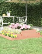 vidaXL Плантер 110x110x27 см масивна дугласка дървесина