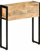 vidaXL Плантер 60x20x68 см грубо мангово дърво